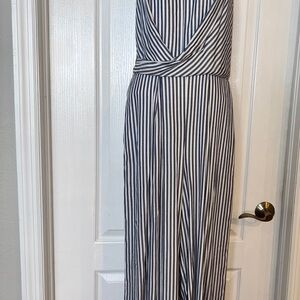 a new day Black and White Striped Jumper